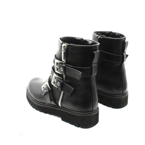 Jane And The Shoe Women's Linda Lug Sole Moto Boot - Picture 6 of 8